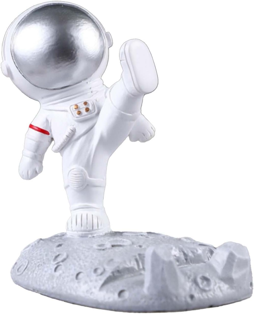 Nudsfuii Astronaut Cell Phone Stand Resin Statue