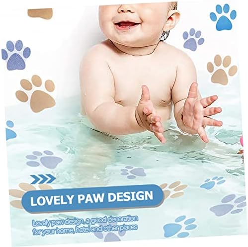 ABOOFAN 20 Pcs Dog Paw Print Non-Slip Stickers 1