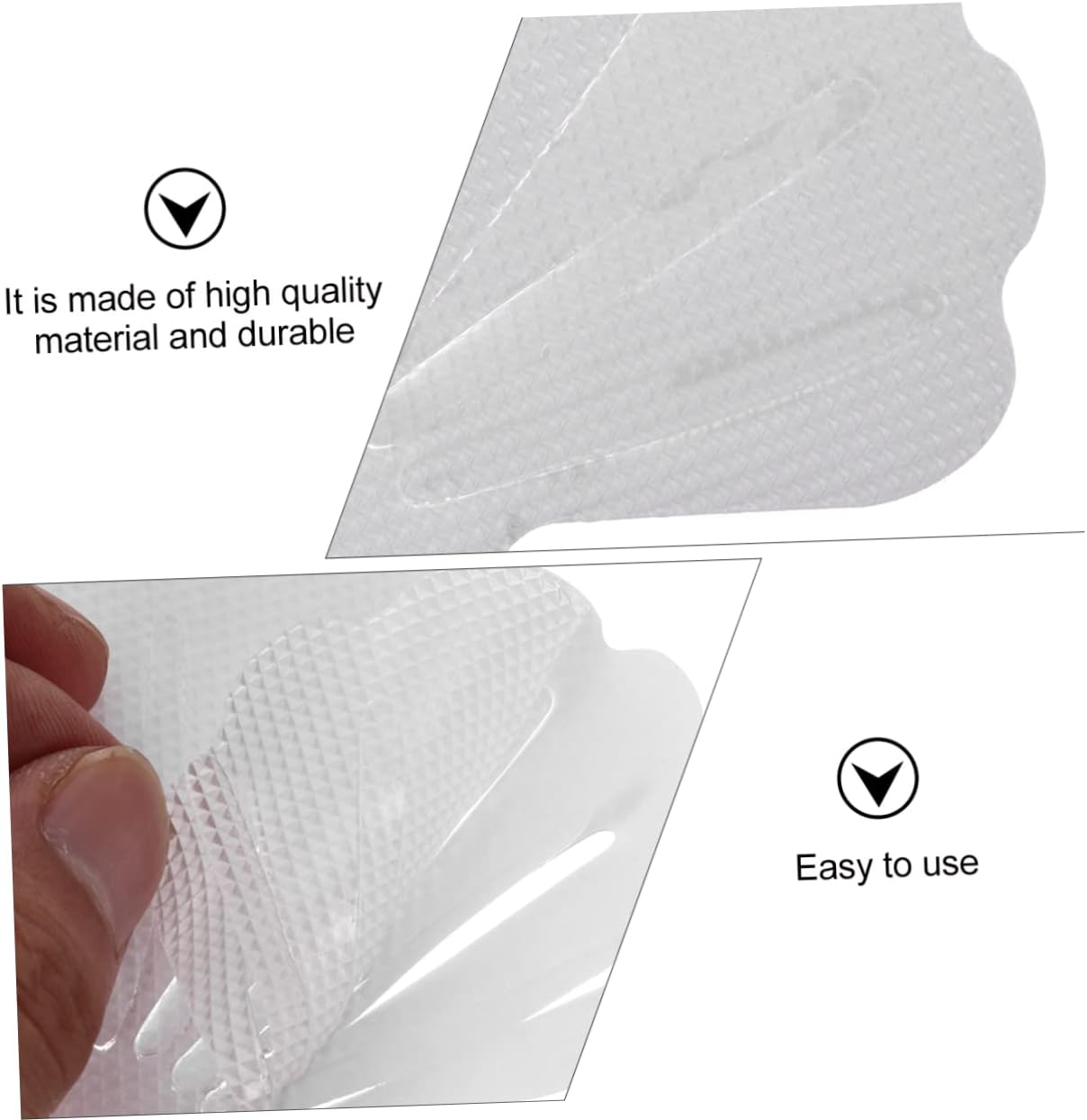 LIFKOME 12pcs Shell Shape Nonslip Bathroom Stickers