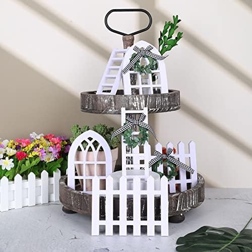 Farmhouse Decor Statue -- Gold Black Design