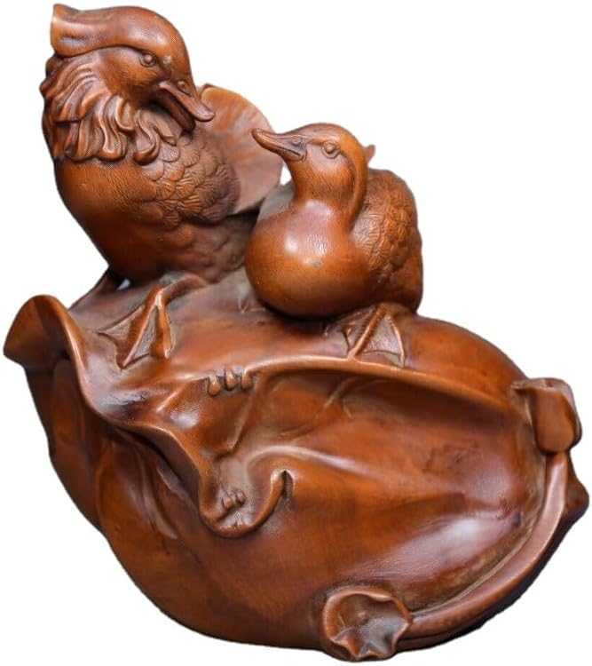 Handcrafted Mandarin Duck Statue Home Decor