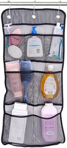 ST INC Shower Caddy - 14x30 Black 7 Pockets for Storage