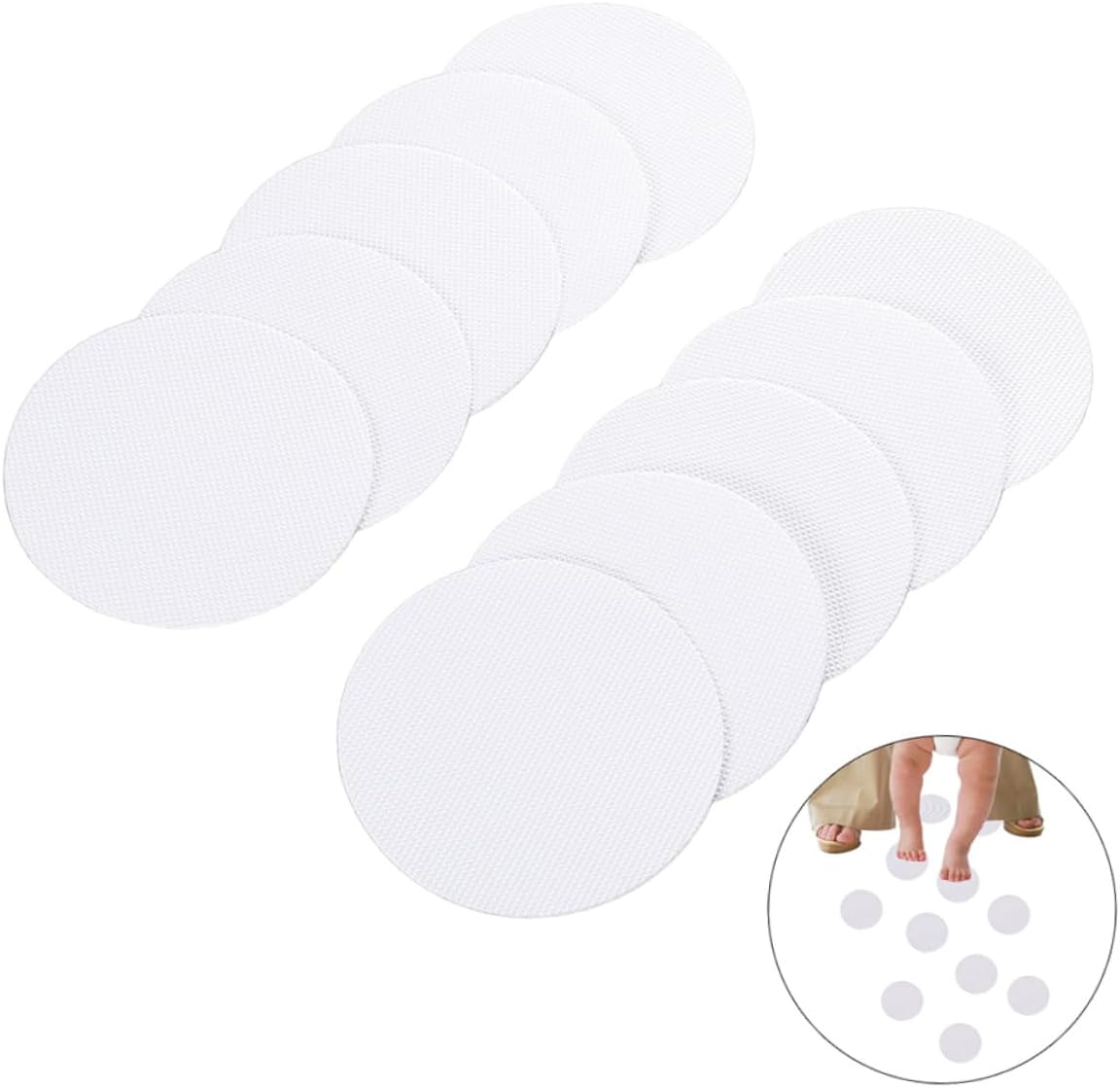 Ciieeo Non-Slip Bathtub Stickers 20pcs