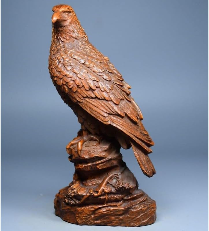 Boxwood Handcrafted Eagle Statue Decor Home Decor