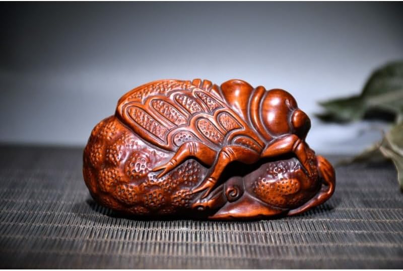 LimpaC Handmade Boxwood Wealth Statue