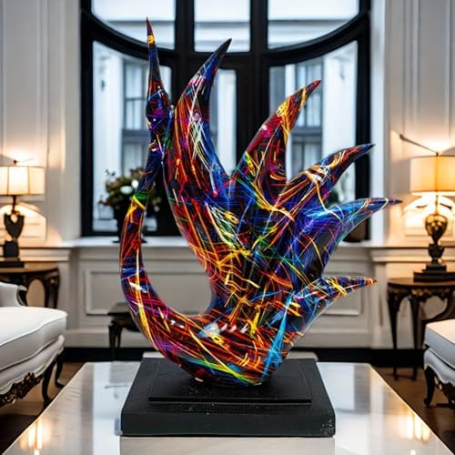 Yema Abstract Swan Figurine - Resin Art Decor