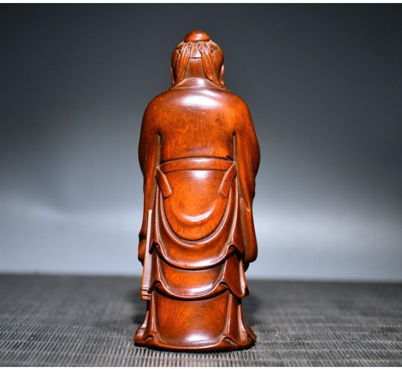 Handcrafted Boxwood Confucius Statue for Home Decor 1