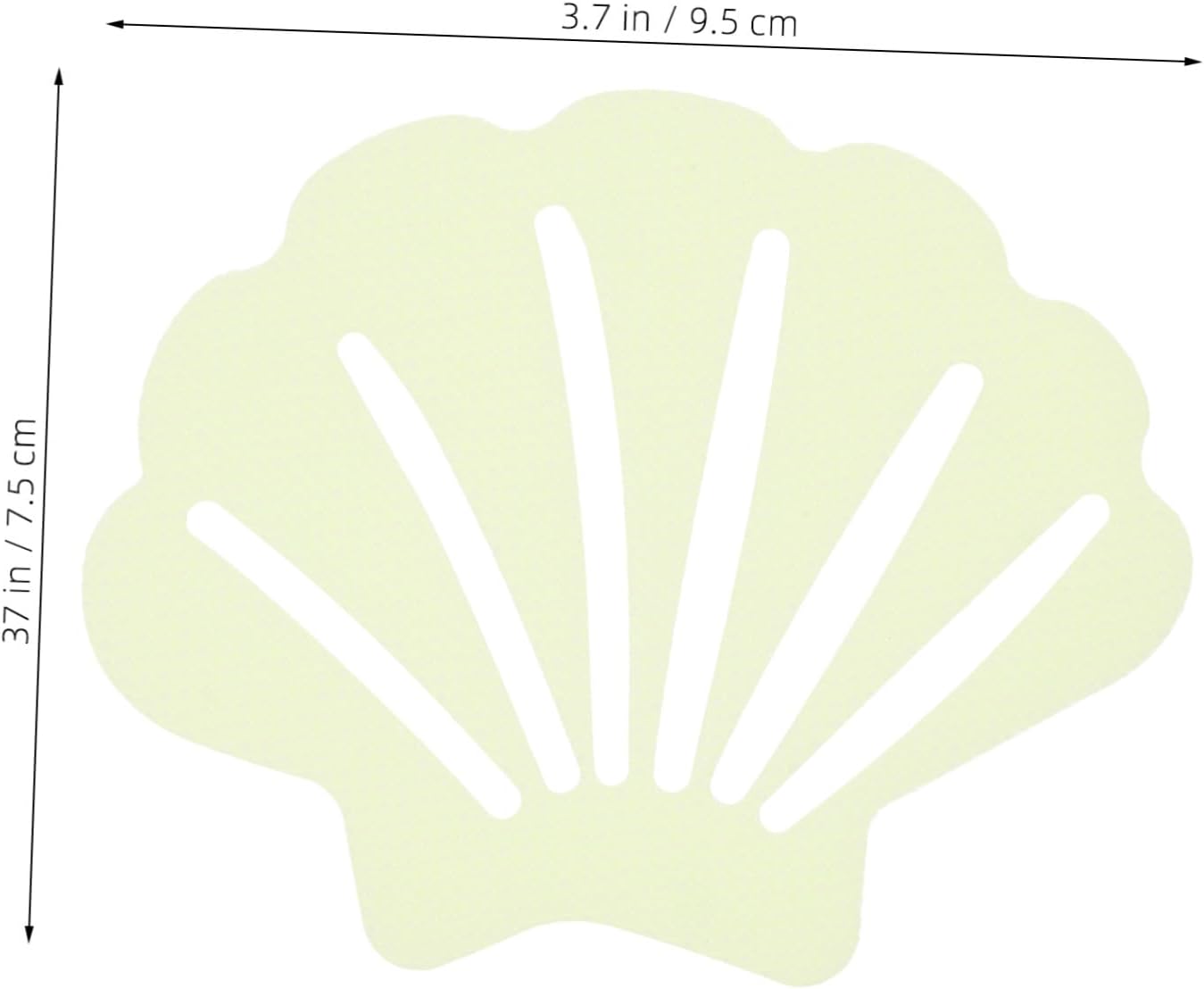 Shell-Shaped Non-Slip Bathtub Stickers 30pcs