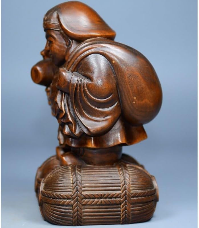 LimpaC Handmade Boxwood Mahakala Statue