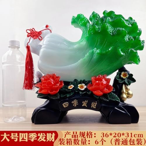 Seasonal Prosperity Wealth Statue Resin