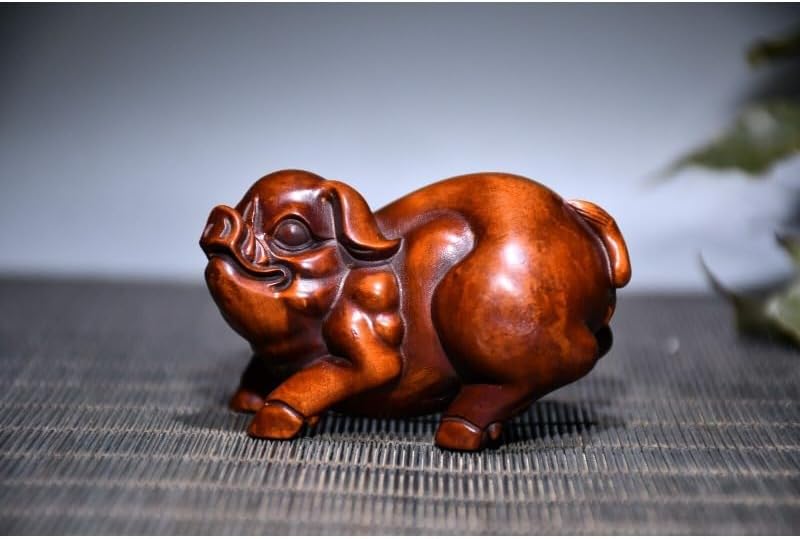 Boxwood Zodiac Pig Statues - 12 Lovable Animal Sculptures