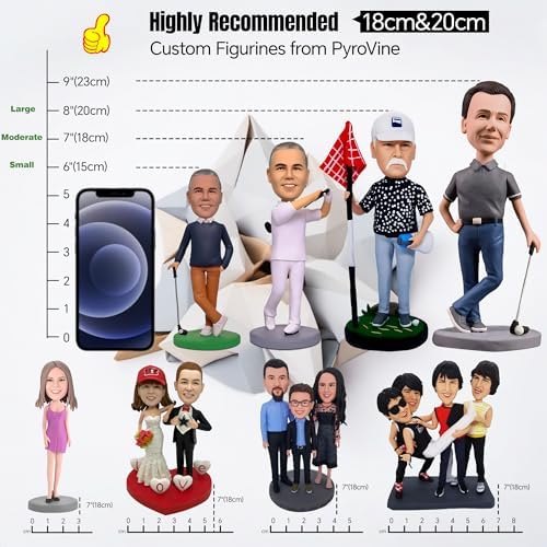 Custom Bobbleheads for Golf Enthusiasts 71in