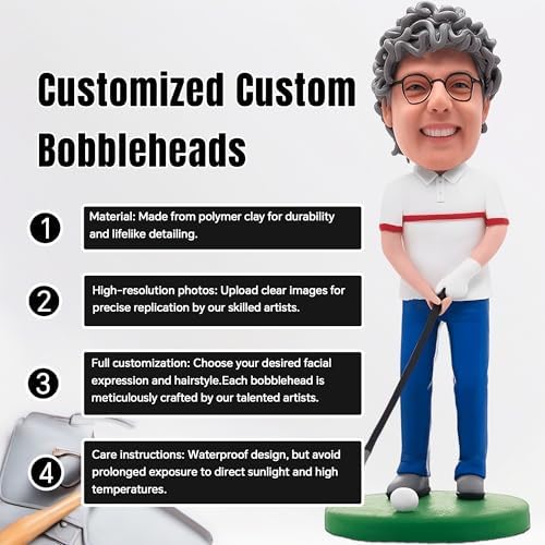 Custom Bobbleheads for Golf Enthusiasts 71in