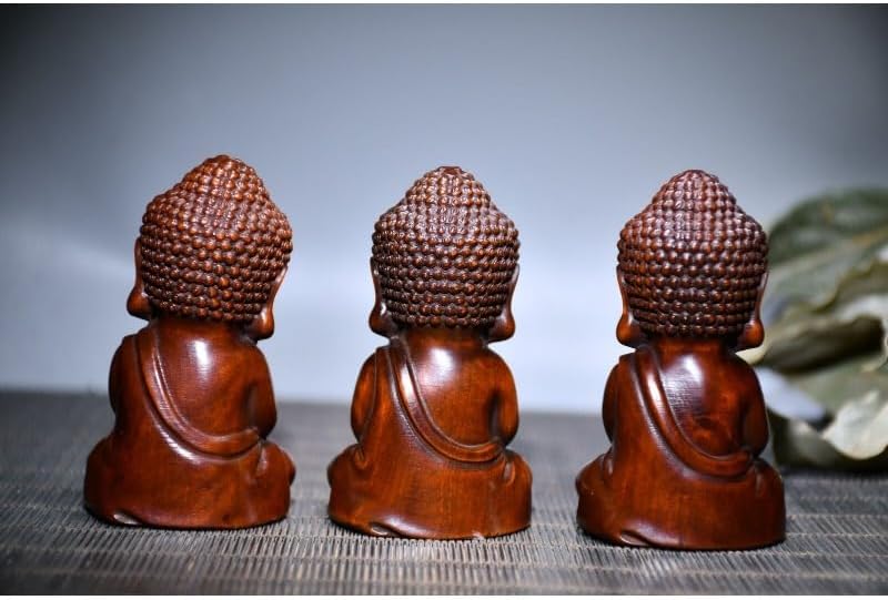 LimpaC Collection Boxwood Small Buddha Statues