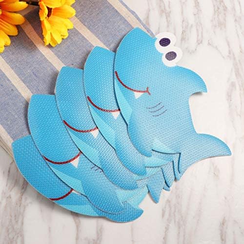 5 pcs Shark Bathtub Stickers Non-Slip Adhesive