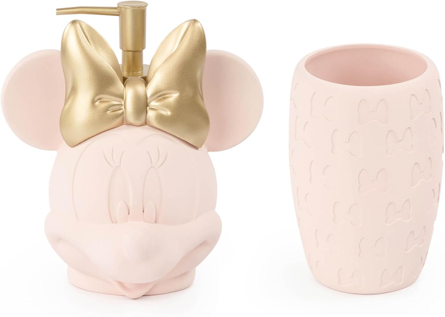 Disney Minnie Mouse 2-Piece Bathroom Dispenser Set