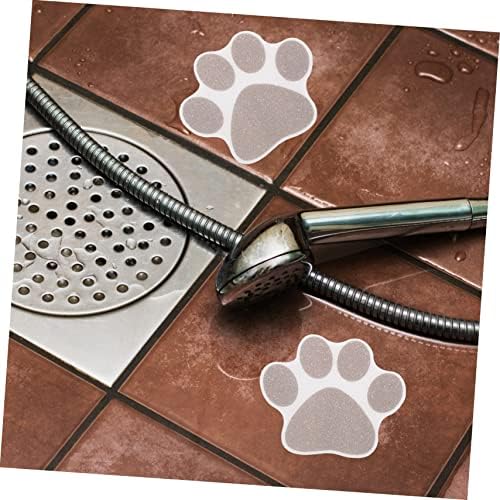 Non-Slip Bathtub Stickers with Paw Design 10pcs