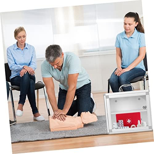 SOESFOUFU Portable Medicine Cabinet Locking Storage Box
