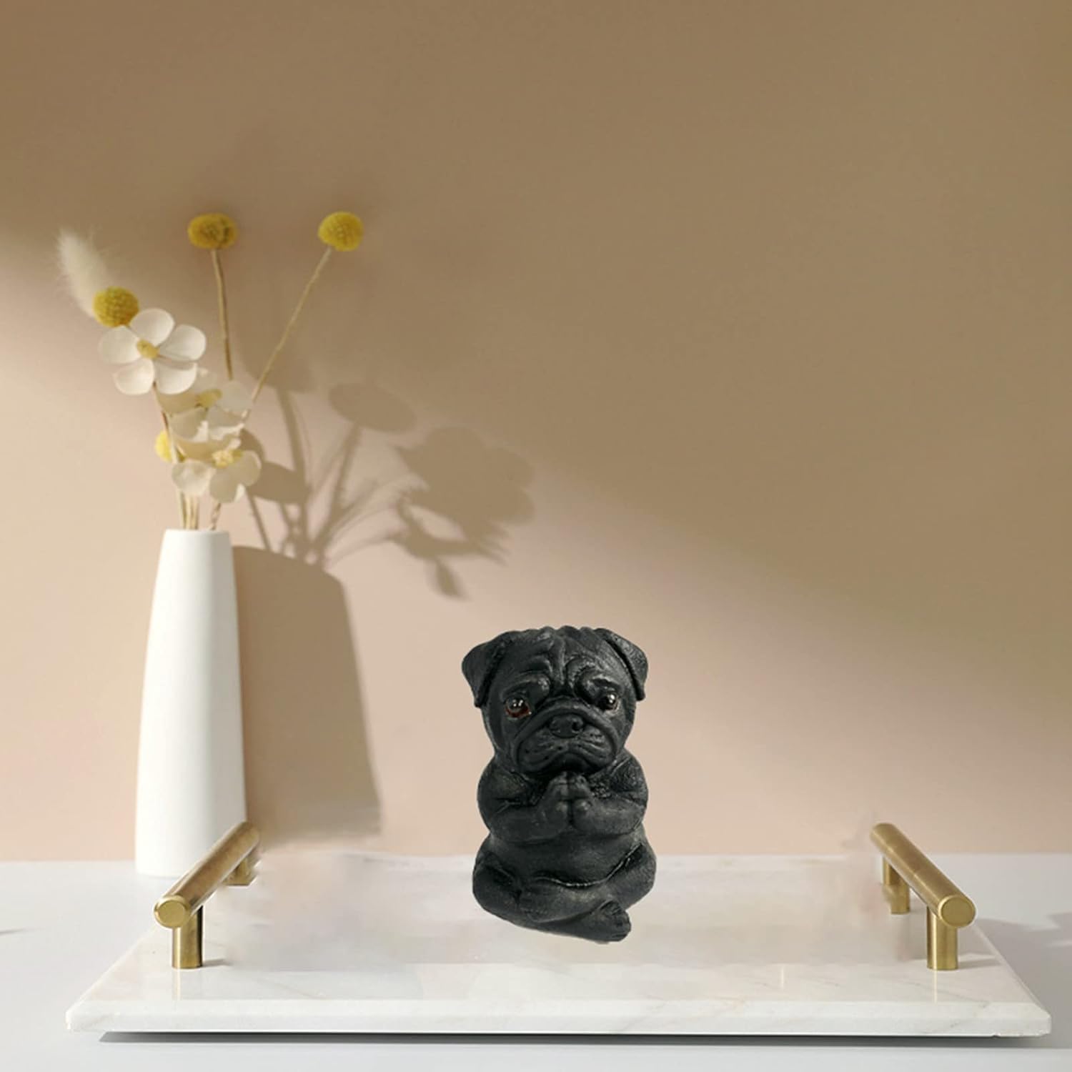 Creative Yoga Dog Indoor Statue Home Decor
