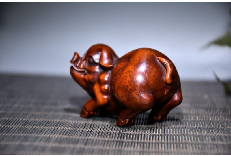 Boxwood Zodiac Pig Statues - 12 Lovable Animal Sculptures