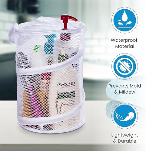 Handy Laundry Foldable Shower Caddy - White 1