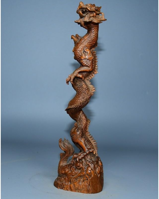 LimpaC Collection Mini Boxwood Dragon Statues