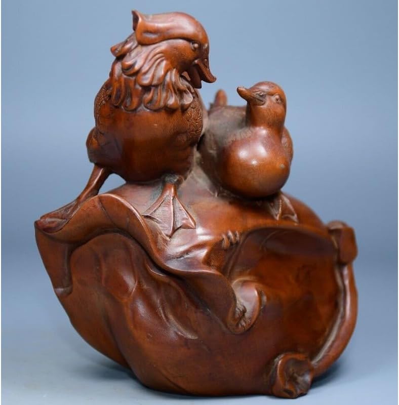 Handcrafted Mandarin Duck Statue Home Decor