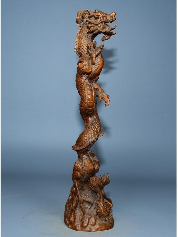 LimpaC Collection Mini Boxwood Dragon Statues