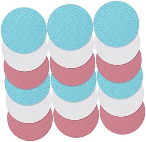 PRETYZOOM 18Pcs Non-Slip Shower Stickers for Bath Safety and Kitchen Use