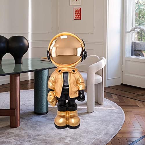 AURTEM Dreamer Starlight Astronaut Statue - Space Themed Art Sculpture
