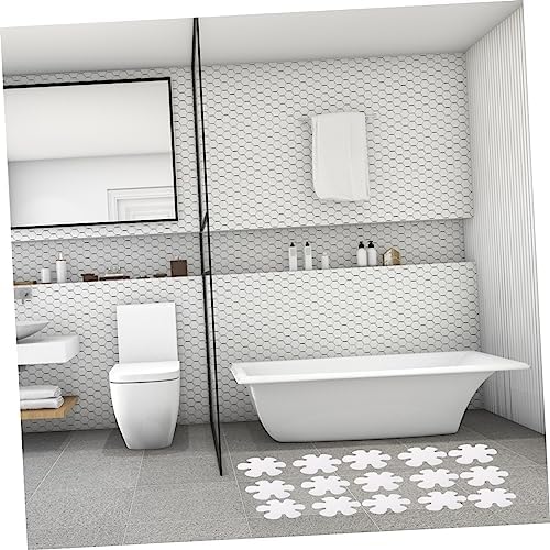20Pcs Flower Shaped Nonslip Bath Stickers