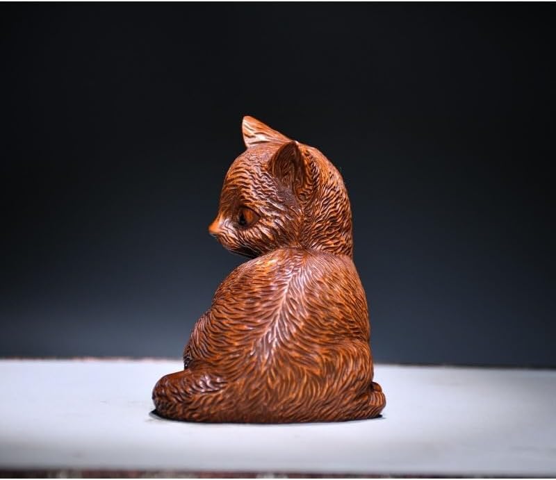 Handcrafted Fox Statue Meditating Home Decor Figurine