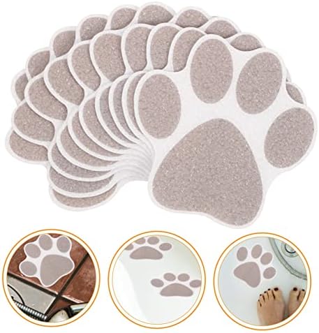 VOSAREA 10Pcs Non-Slip Shower Stickers for Bathtub Safety