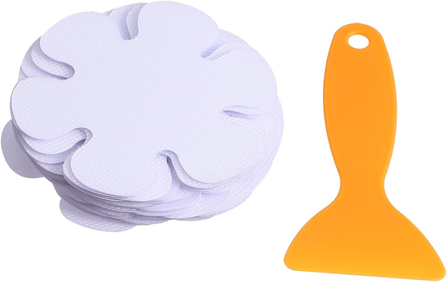 20pcs Non-Slip Flower Stickers for Bathroom