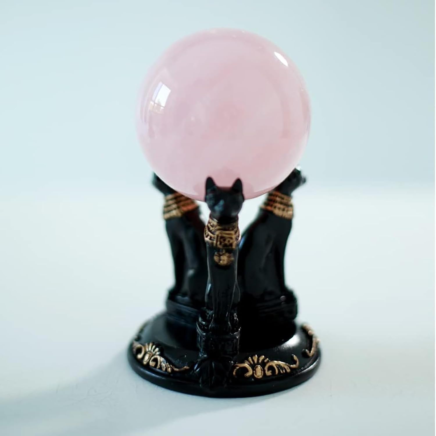 Crystal Ball Stand Sculptures Home Decor