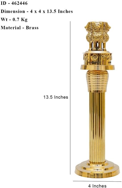 Statuestudio Ashoka Lion Pillar Decor Showpiece