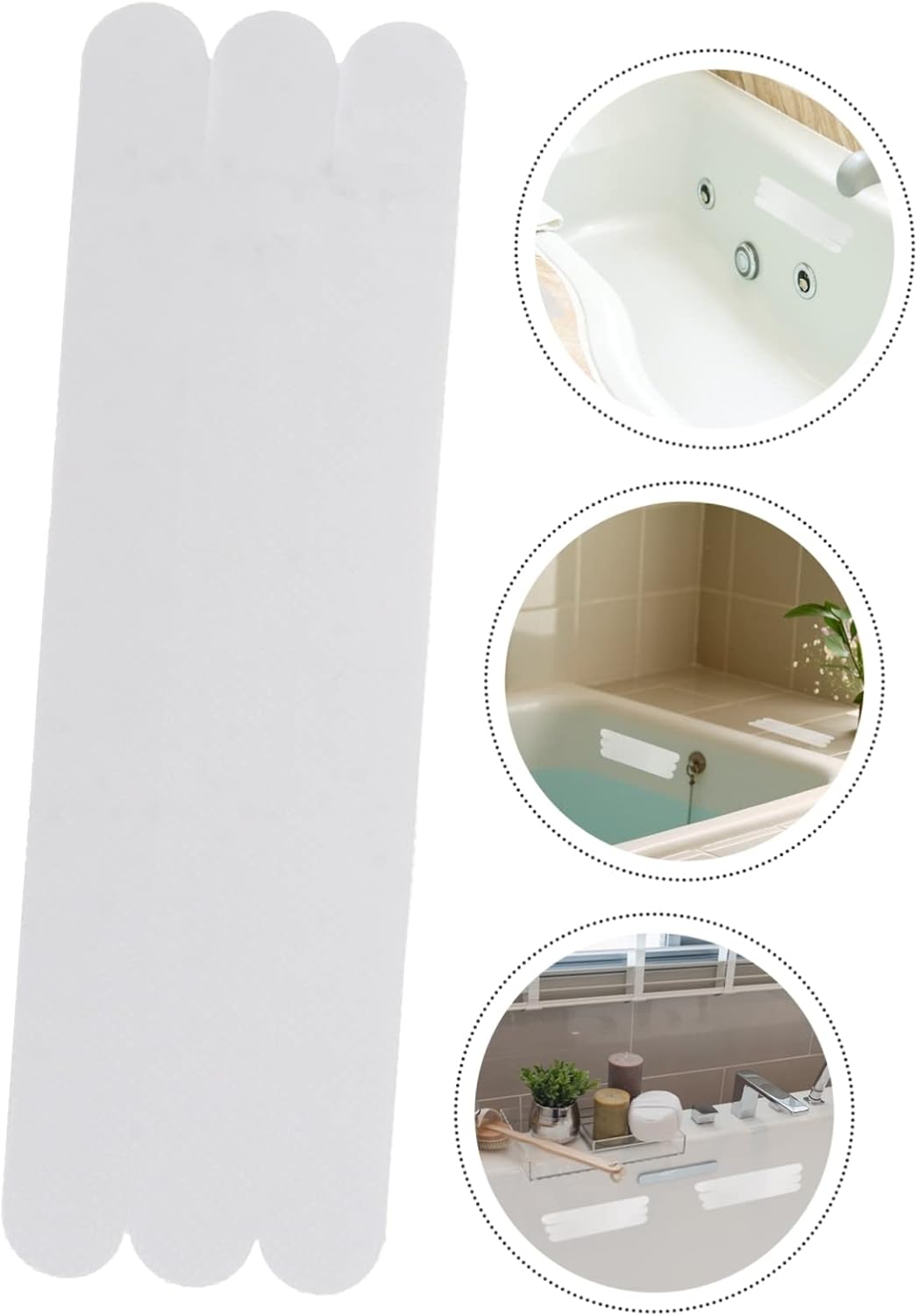 Ciieeo 6 Pack Anti-Slip Bathtub Strips for Safety