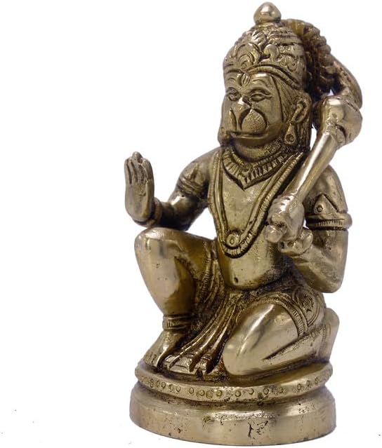 Statuestudio Lord Hanuman Brass Statue 45 Inch