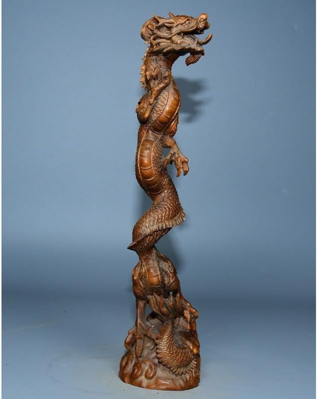 LimpaC Collection Mini Boxwood Dragon Statues