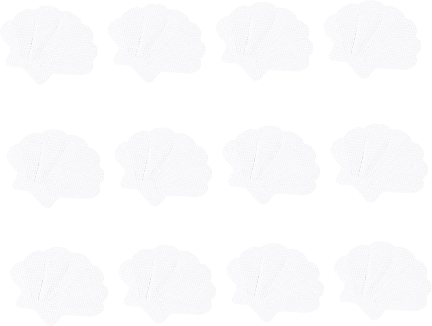 Ciieeo Non-Slip Sea Shell Stickers 12pcs for Bath