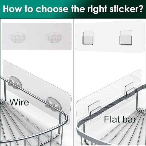Jovware 14 Pack Shower Caddy Adhesive Replacement 1