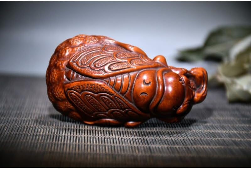 LimpaC Handmade Boxwood Wealth Statue