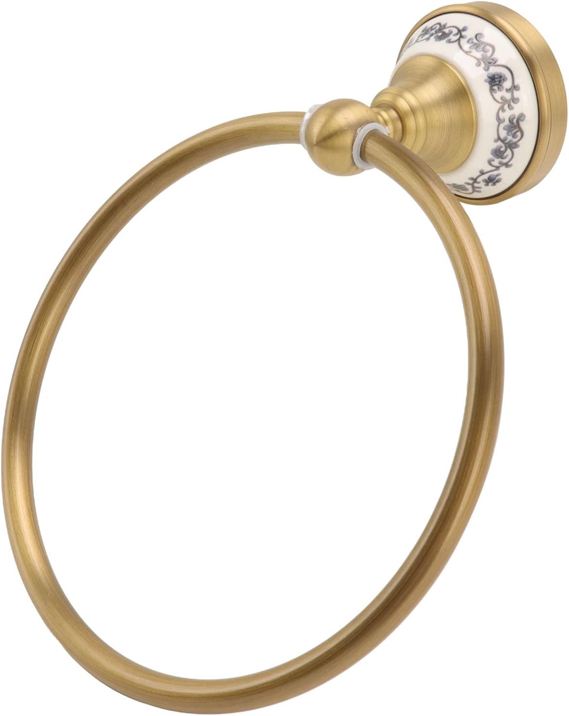 Hyuduo Antique Brass Towel Holder for Bathroom 1