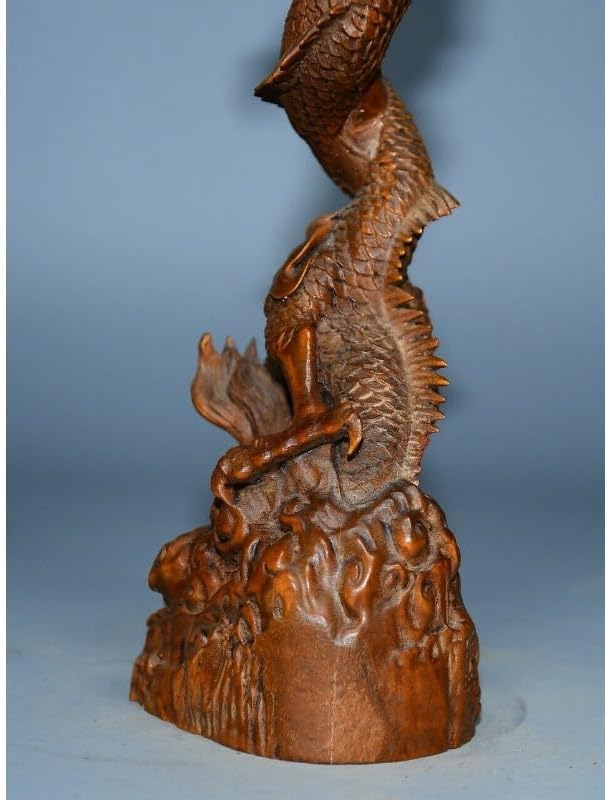 LimpaC Collection Mini Boxwood Dragon Statues