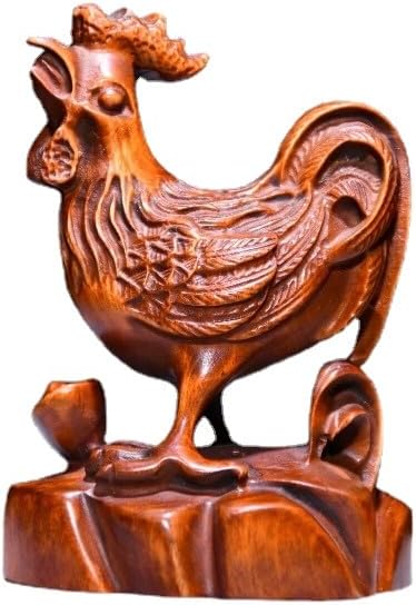 Boxwood Zodiac Chicken Statues Handcrafted Home Decor