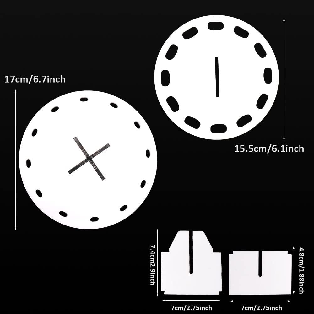 Yoseng 12 Hole Rotating Brush Holder for Ink Blending White
