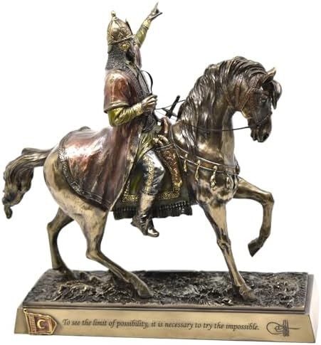 Generic Fatih Sultan Mehmet Bronze Statue - Ottoman History Decor