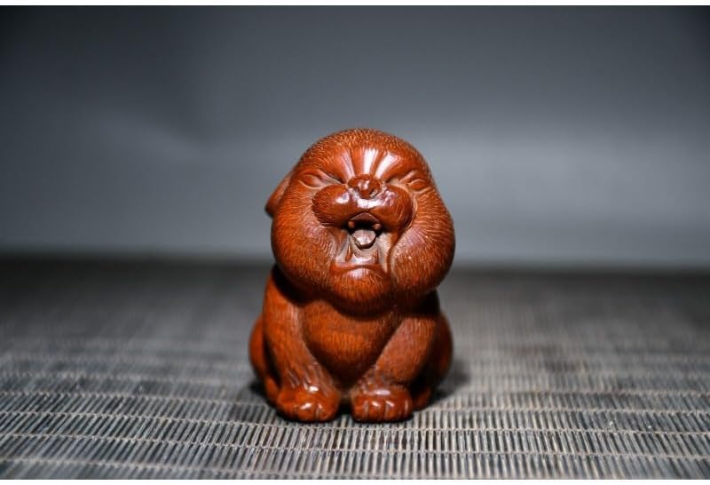 LimpaC Boxwood Tiger Roar Meditating Sculpture