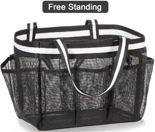 XL Mesh Shower Caddy Portable Bag for Travel and Gym