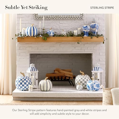 MacKenzie-Childs Medium Resin Pumpkin Decor 1
